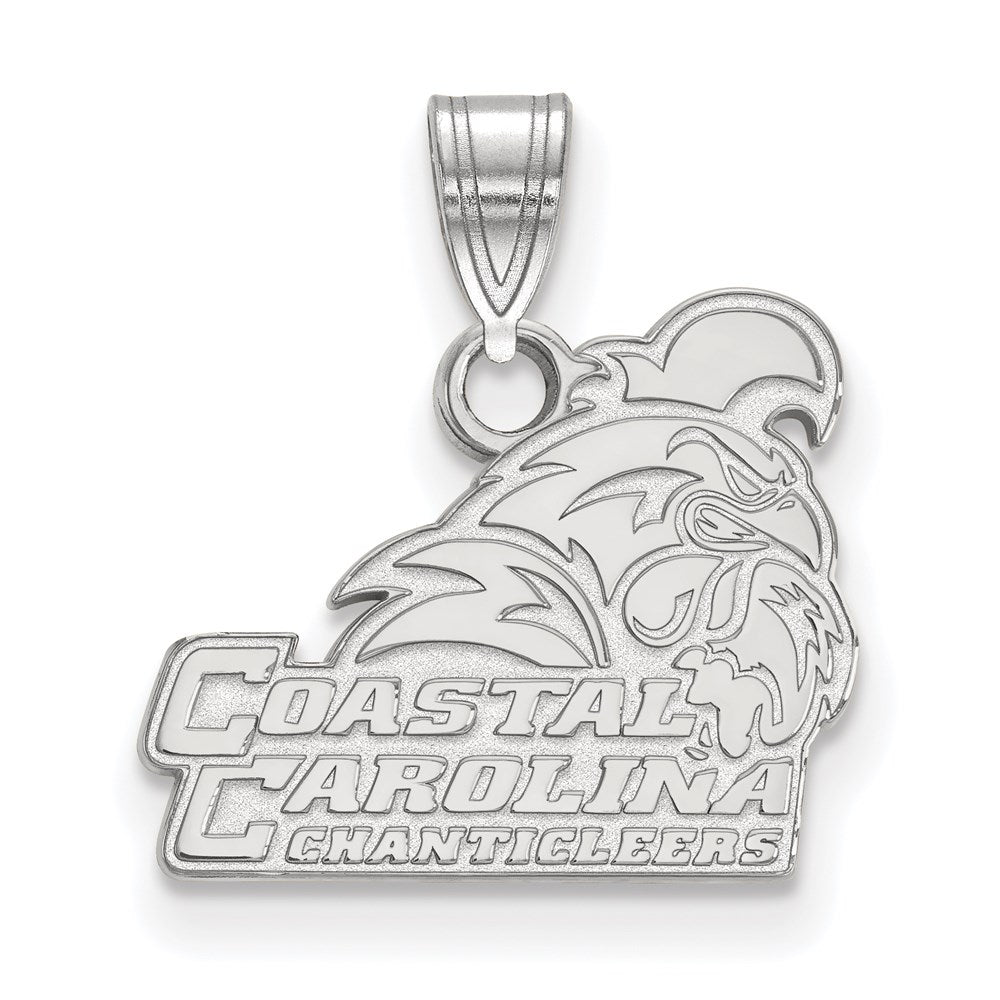 Sterlingsilber Rhodiniert Logoart Coastal Carolina University Chanticleers Klein Anhänger