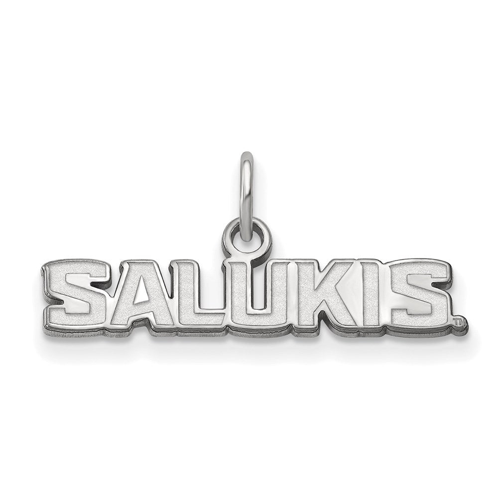 10K Weißgold Logoart Southern Illinois University Salukis Extra Klein Anhänger