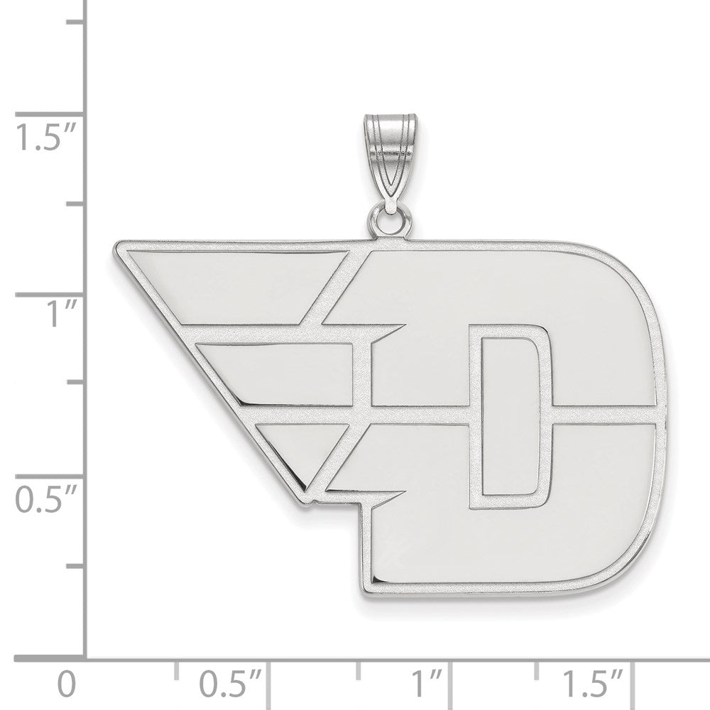Sterlingsilber Rhodiniert Logoart University Of Dayton Extra Groß Anhänger