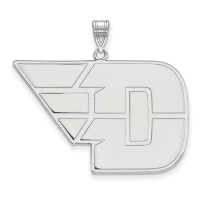 Sterlingsilber Rhodiniert Logoart University Of Dayton Extra Groß Anhänger
