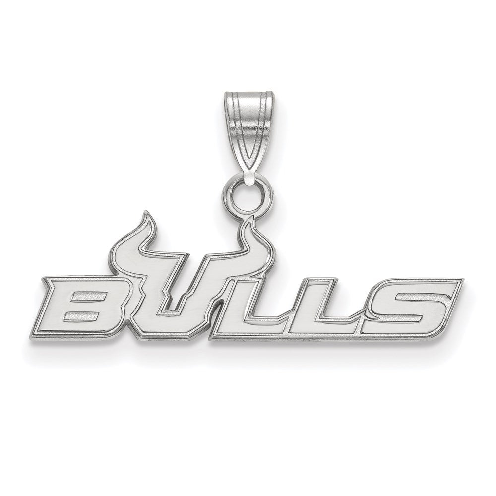 Sterlingsilber Rhodiniert Logoart University Of South Florida Bulls Klein Anhänger