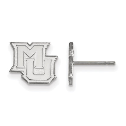 Sterlingsilber Rhodiniert Logoart Marquette University M U Extra Klein Ohrstecker
