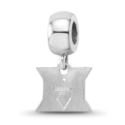 Sterlingsilber Rhodiniert Logoart Miami University Xs Hängend Perle