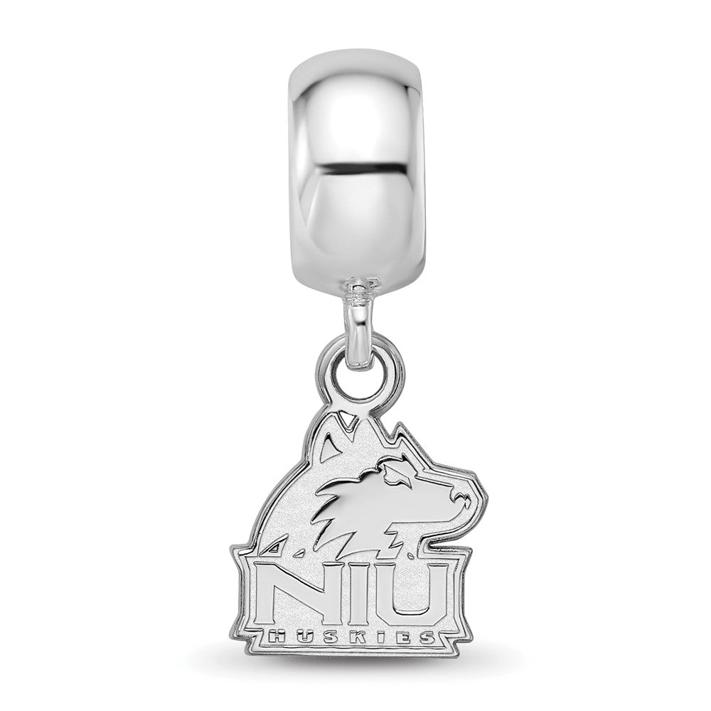 Sterlingsilber Rhodiniert Logoart Northern Illinois Universität. Hängend Perle