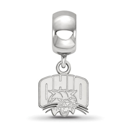 Sterlingsilber Rhodiniert Logoart Ohio University Xs Hängend Perle