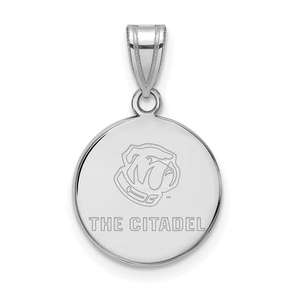 10K Weißgold 10kw Logoart The Citadel Mittel Anhänger
