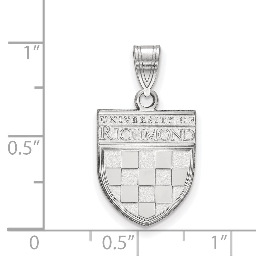 Sterlingsilber Rhodiniert La University Of Richmond Mittel Anhänger