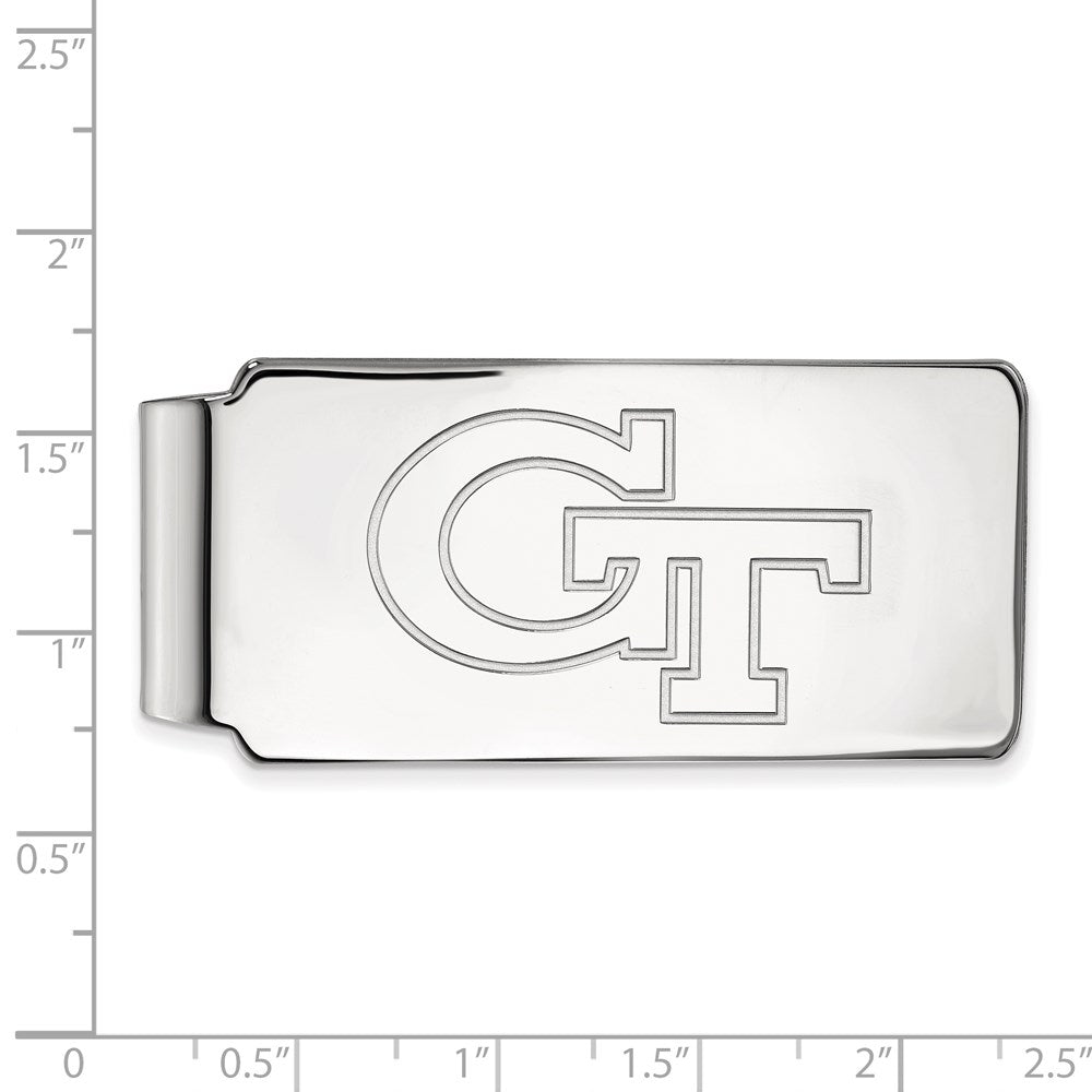 Sterlingsilber Rhodiniert Logoart Georgia Tech G-t Geldklammer