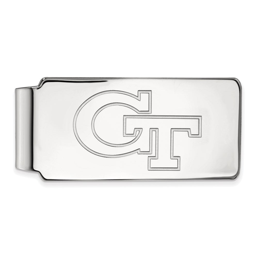 Sterlingsilber Rhodiniert Logoart Georgia Tech G-t Geldklammer