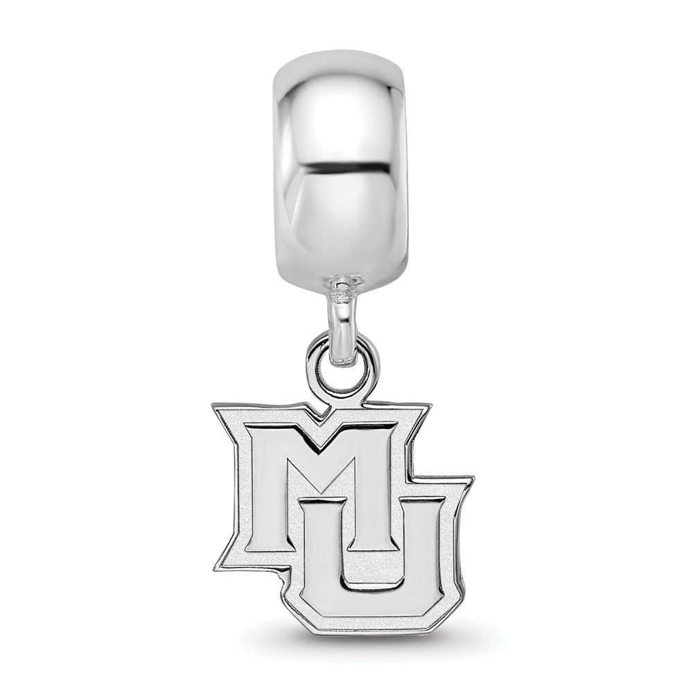 Sterlingsilber Rhodiniert Logoart Marquette University Xs Hängend Perle