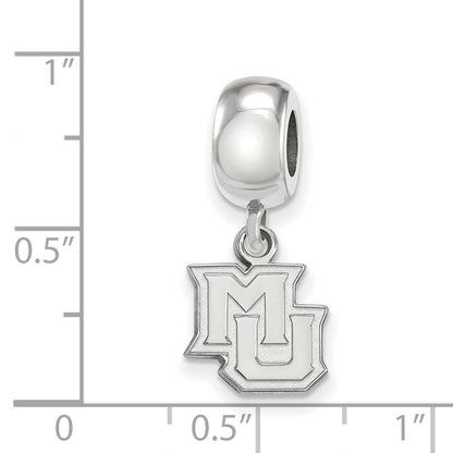 Sterlingsilber Rhodiniert Logoart Marquette University Xs Hängend Perle