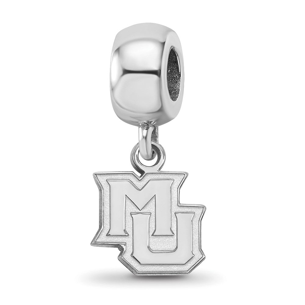 Sterlingsilber Rhodiniert Logoart Marquette University Xs Hängend Perle