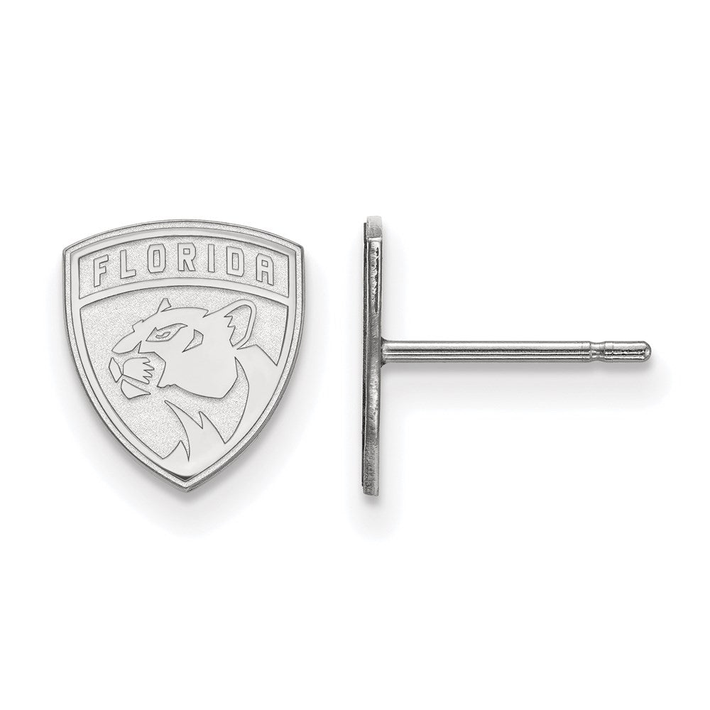 Sterlingsilber Rhodiniert Nhl Logoart Florida Panthers Extra Klein Ohrstecker