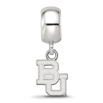Sterlingsilber Rhodiniert Logoart Baylor University Xs Hängend Perle