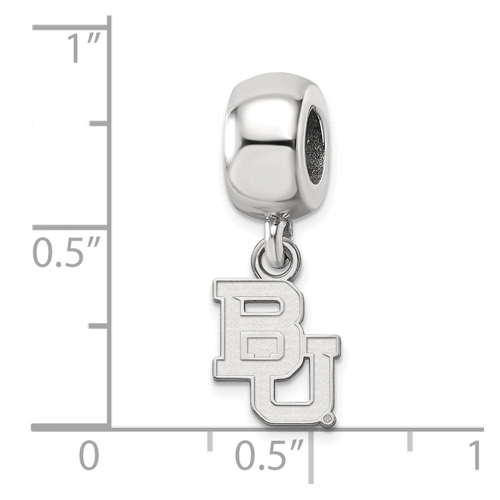 Sterlingsilber Rhodiniert Logoart Baylor University Xs Hängend Perle