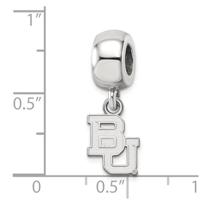 Sterlingsilber Rhodiniert Logoart Baylor University Xs Hängend Perle