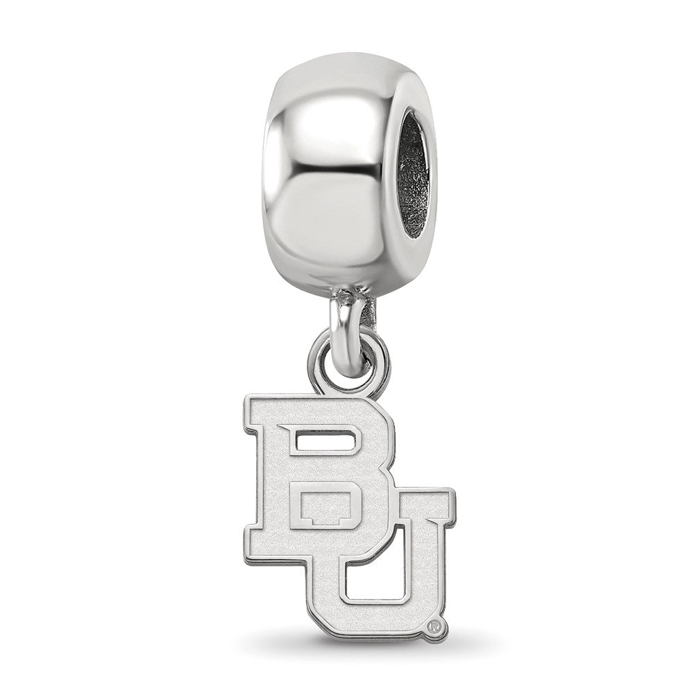 Sterlingsilber Rhodiniert Logoart Baylor University Xs Hängend Perle