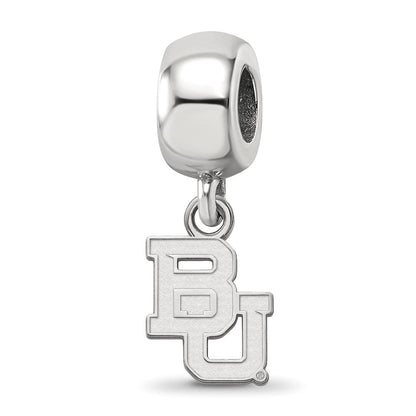 Sterlingsilber Rhodiniert Logoart Baylor University Xs Hängend Perle