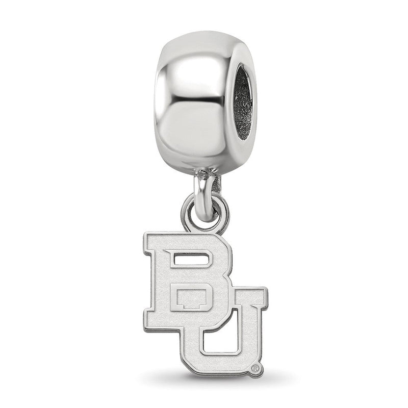 Sterlingsilber Rhodiniert Logoart Baylor University Xs Hängend Perle