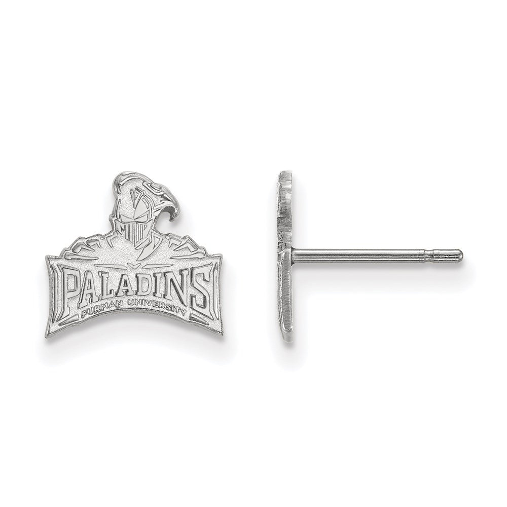 Sterlingsilber Rhodiniert Logoart Furman University Paladins Extra Klein Ohrstecker