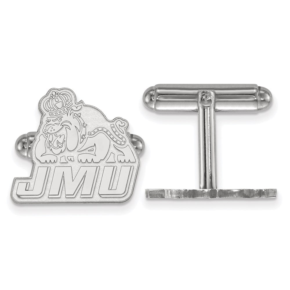 Sterlingsilber Rhodiniert Logoart James Madison University Manschette Knöpfe