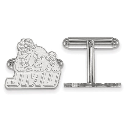Sterlingsilber Rhodiniert Logoart James Madison University Manschette Knöpfe