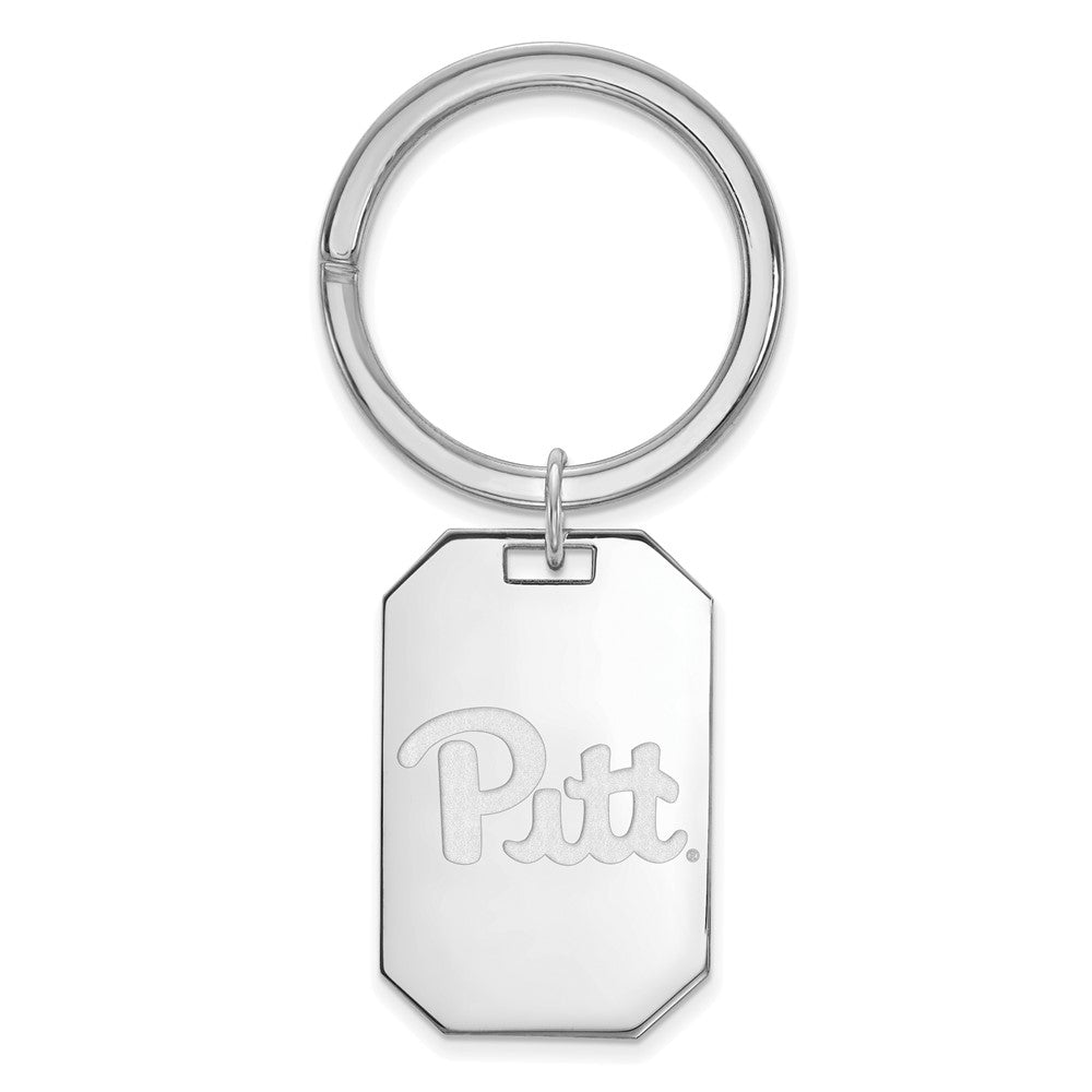 Sterlingsilber Rhodiniert Logoart University Of Pittsburgh Key Ring