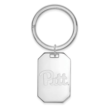 Sterlingsilber Rhodiniert Logoart University Of Pittsburgh Key Ring
