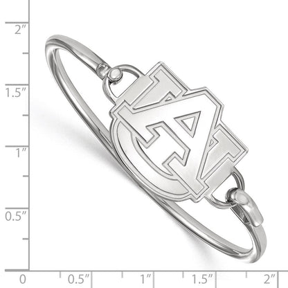 Sterlingsilber Rhodiniert Logoart Auburn University Armreif