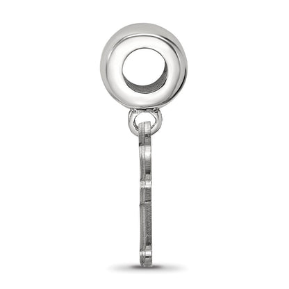 Sterlingsilber Rhodiniert Logoart Baylor University Sm Hängend Perle