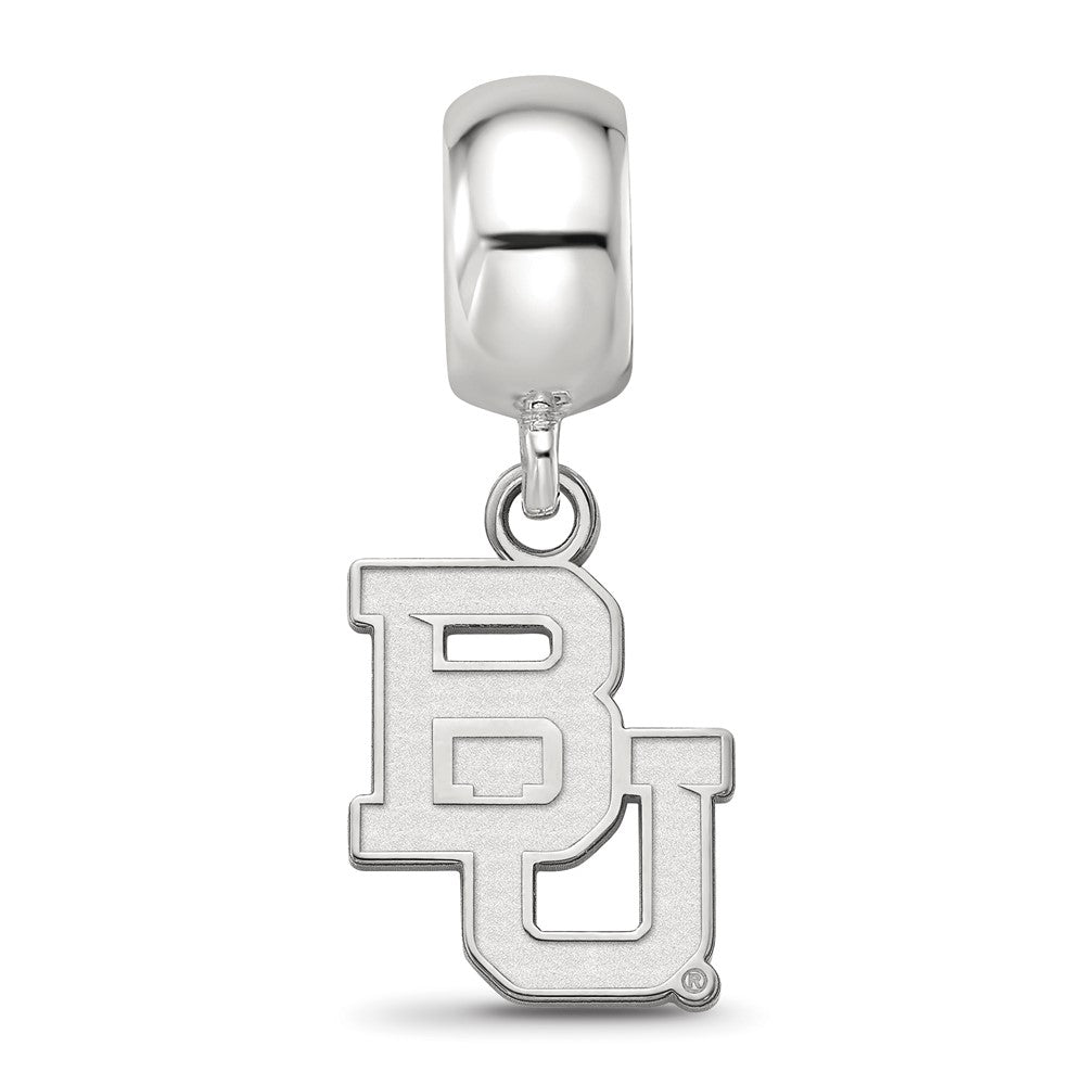 Sterlingsilber Rhodiniert Logoart Baylor University Sm Hängend Perle