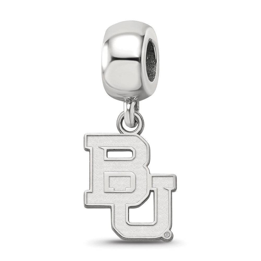 Sterlingsilber Rhodiniert Logoart Baylor University Sm Hängend Perle