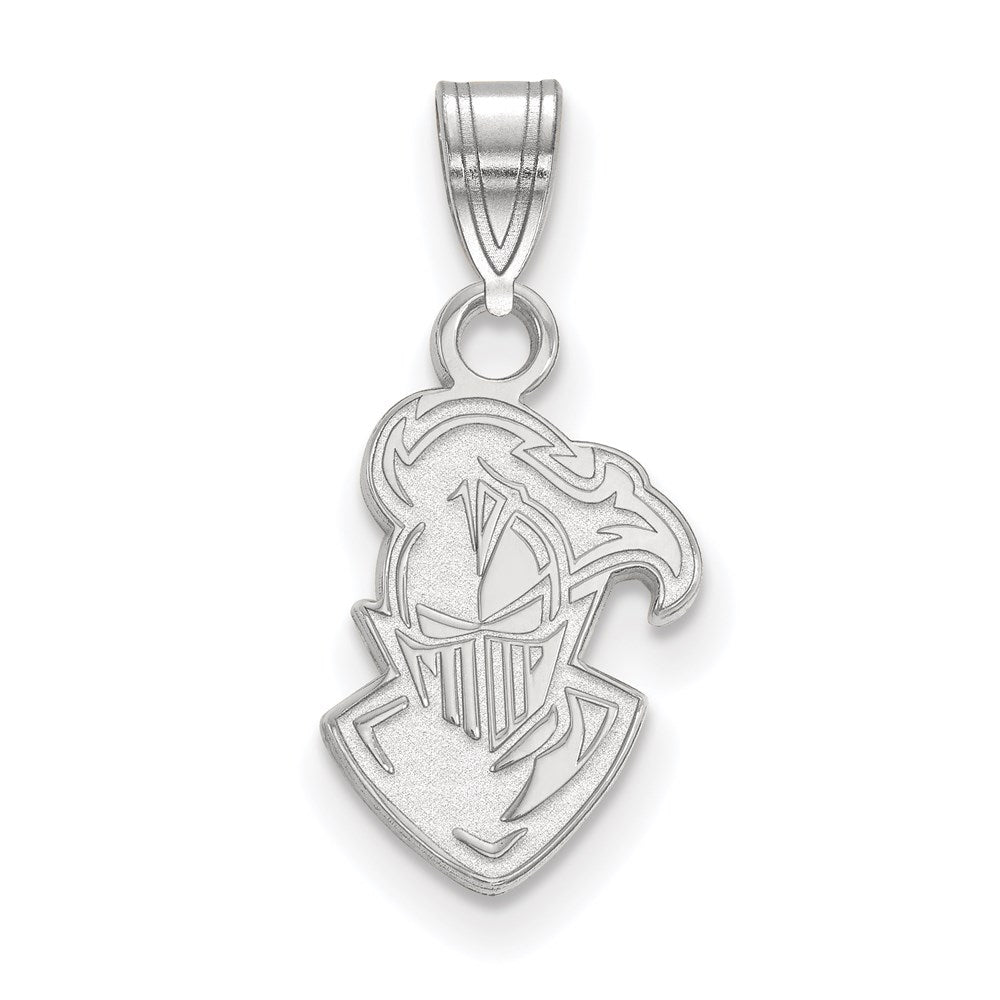 10K Weißgold Logoart Furman University Paladin Klein Anhänger
