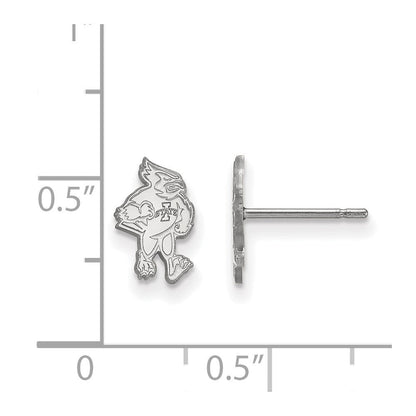 Sterlingsilber Rhodiniert Logoart Iowa State University Cardinal Extra Klein Ohrstecker