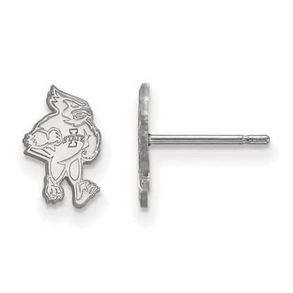 Sterlingsilber Rhodiniert Logoart Iowa State University Cardinal Extra Klein Ohrstecker