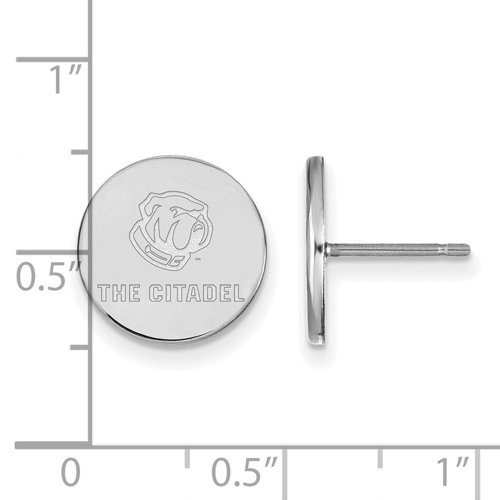 Sterlingsilber Rhodiniert Logoart The Citadel Xs Ohrstecker