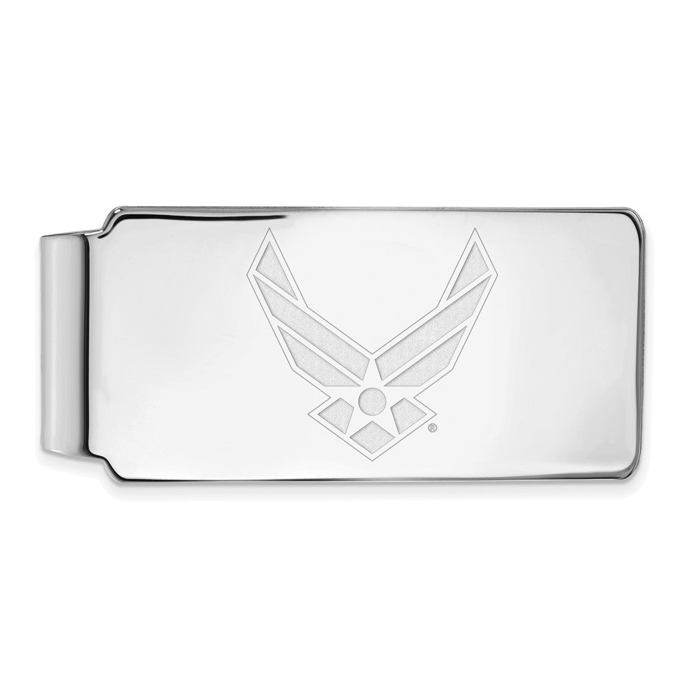 Sterlingsilber Rhod-plat Logoart U.s. Luft Kraft Geldklammer