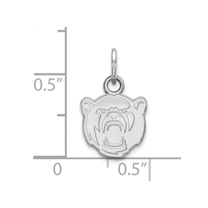 Sterlingsilber Rhodiniert Logoart Baylor University Extra Klein Anhänger