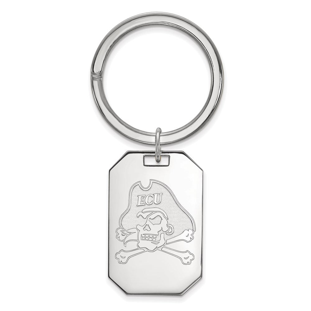 Sterlingsilber Rhodiniert Logoart Ost Carolina University Key Ring