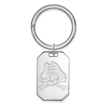 Sterlingsilber Rhodiniert Logoart Ost Carolina University Key Ring