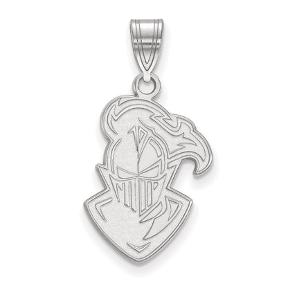 Sterlingsilber Rhodiniert Logoart Furman University Paladin Groß Anhänger