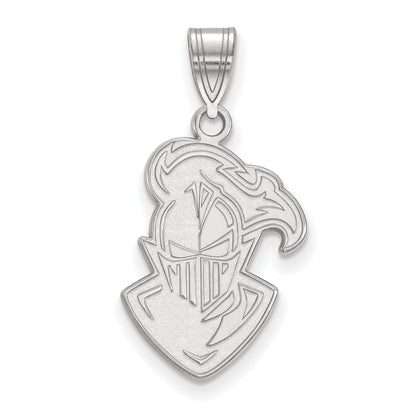 14K Weißgold Logoart Furman University Paladin Groß Anhänger