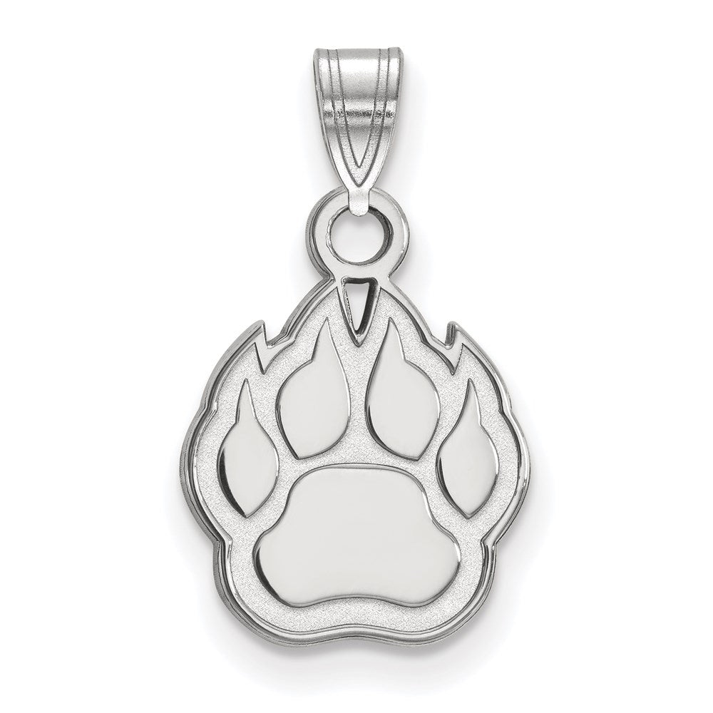 Sterlingsilber Rhodiniert Logoart Northern Illinois University Paw Klein Anhänger