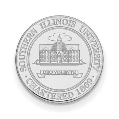 14K Weißgold Logoart Southern Illinois University Wappen Anstecknadel