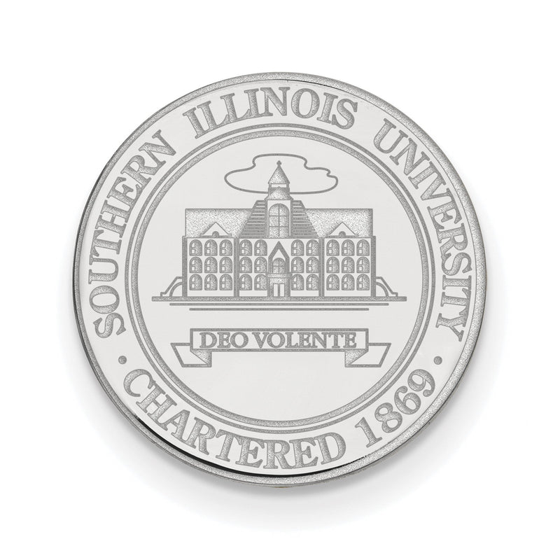 14K Weißgold Logoart Southern Illinois University Wappen Anstecknadel