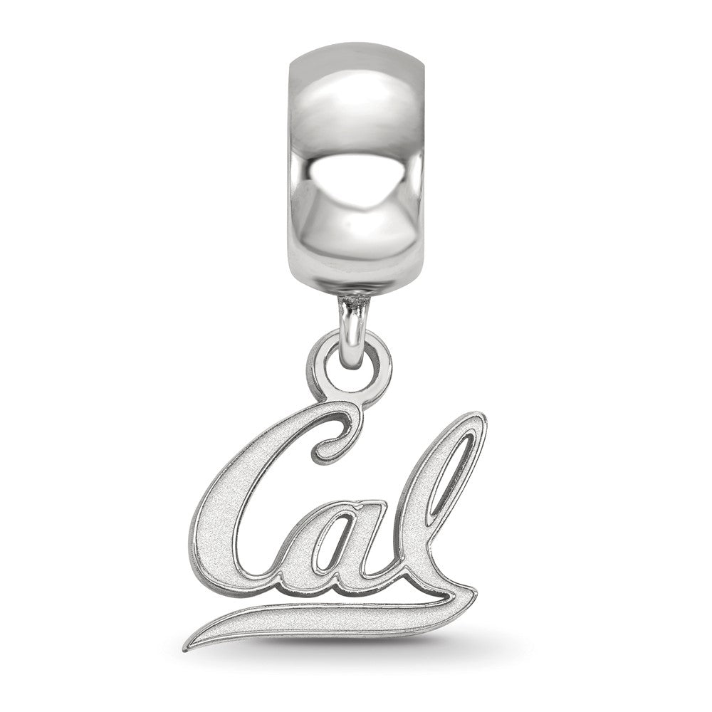 Sterlingsilber Rhodiniert Logoart U. Of California Berkeley Hängend Perle