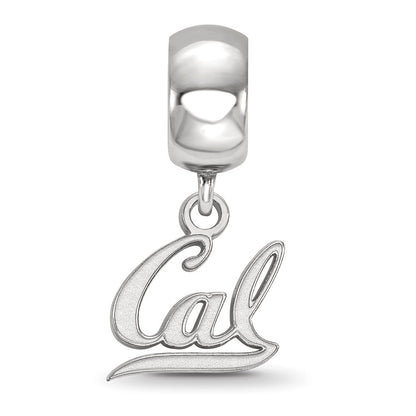 Sterlingsilber Rhodiniert Logoart U. Of California Berkeley Hängend Perle