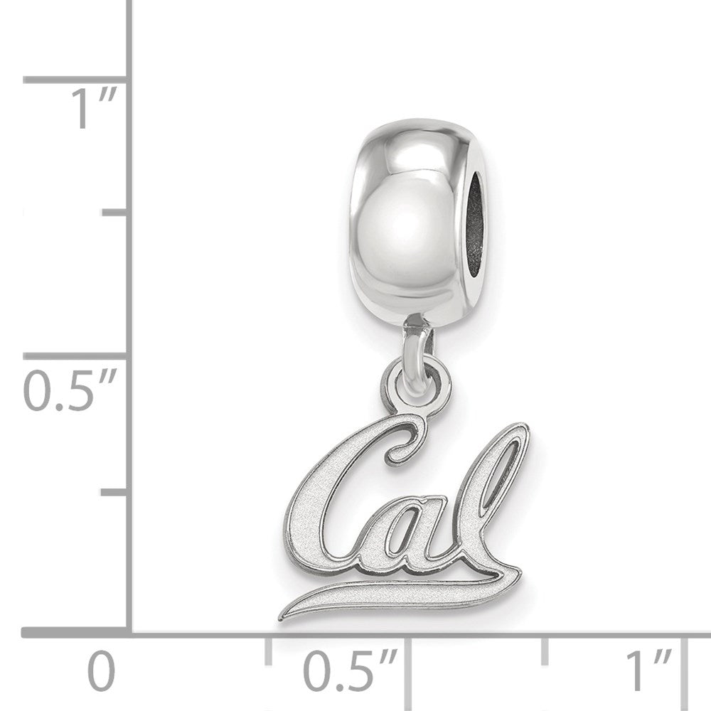 Sterlingsilber Rhodiniert Logoart U. Of California Berkeley Hängend Perle