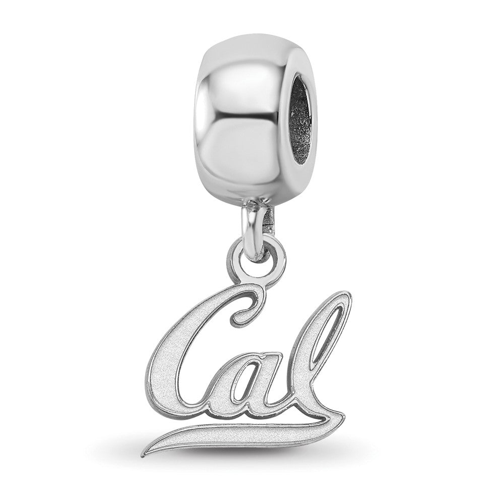 Sterlingsilber Rhodiniert Logoart U. Of California Berkeley Hängend Perle