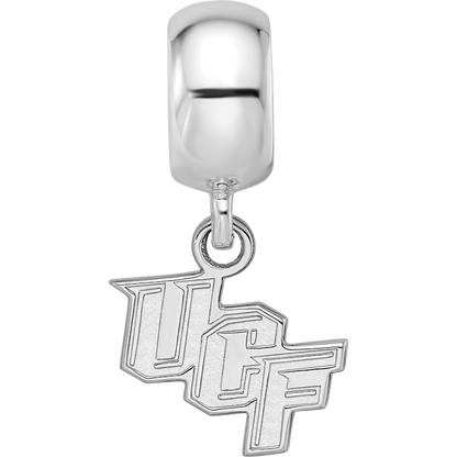 Sterlingsilber Rhodiniert Logoart U. Of Central Florida Xs Hängend Perle